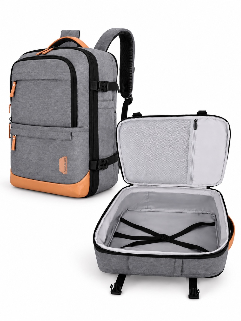 Bagsmart Falco 40L Expandable Carry On Travel Backpack Luggage Airline Approved